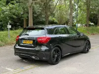 Used Mercedes A180 AMG line 2017 Black Hatchback