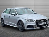 Begagnad Audi A3 S-Line 184 HK (135 kW) 2018 Silver Sedan