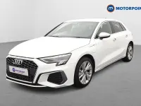 Used Audi A3 e-tron S-Line 2023 White Hatchback