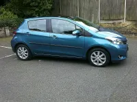 Used Toyota Yaris 2011 Turquoise Hatchback