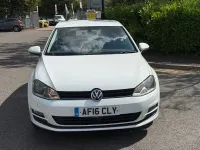 Used VW Golf VII Edition 125 HP (91 kW) 2016 White Hatchback