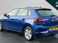 Used VW Polo SE 95 HP (69 kW) 2019 Blue Hatchback
