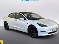 Used Tesla Model 3 Performance 334 kW (455 HP) 2022 White Sedan