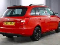 Used Skoda Fabia vRS 180 HP (132 kW) 2013 Red Estate