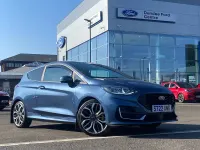 Used Ford Fiesta ST-Line 155 HP (114 kW) 2022 Blue Hatchback