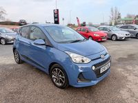 Used Hyundai i10 Premium 2017 Blue Hatchback