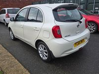 Used Nissan Micra Acenta 2015 White Hatchback