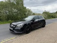 Used Mercedes A180 AMG line 109 HP (80 kW) 2017 Black Hatchback
