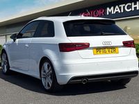 Begagnad Audi A3 S-Line 2016 Vit Halvkombi
