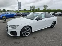 Used Audi A4 Black Edition 163 HP (119 kW) 2021 White Sedan