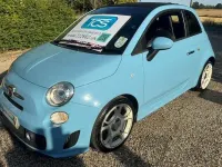 Used Abarth 595C 141 HP (103 kW) 2013 Blue Cabriolet