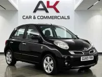 Used Nissan Micra N-TEC 86 HP (63 kW) 2010 Black Hatchback