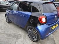 Used Smart ForFour Brabus 90 HP (66 kW) 2017 Blue Hatchback