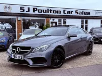 Used Mercedes E220 AMG line 2016 Grey Coupe