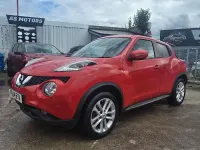 Used Nissan Juke Acenta Premium 113 HP (83 kW) 2014 Red SUV