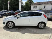 Used Ford Fiesta Titanium 2013 White Hatchback