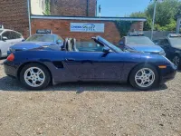 Used Porsche Boxster 220 HP (161 kW) 2002 Blue Cabriolet