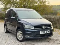 Begagnad VW Caddy Life 2020 Blå Minibuss