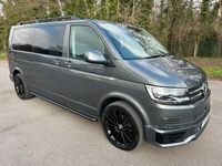 used VW Shuttle Transporter T6 TDI 150 7 SPEED DSG AUTO 8 SEATSE LWB IN INDIUM GREY EURO SIX