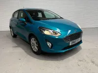 Used Ford Fiesta Zetec 100 HP (73 kW) 2018 Blue Hatchback