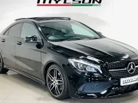 Used Mercedes CLA220 AMG line 177 HP (130 kW) 2018 Black Coupe
