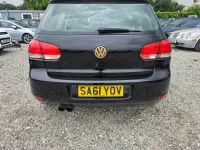 Used VW Golf VI Match 122 HP (89 kW) 2011 Black Hatchback