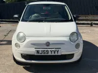 Used Fiat 500 Pop 69 HP (50 kW) 2009 White Cabriolet