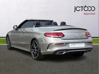 Used Mercedes C300 AMG Line Premium 241 HP (177 kW) 2019 Silver Cabriolet