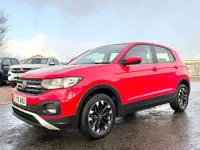 Used VW T-Cross S 95 HP (69 kW) 2020 Red SUV
