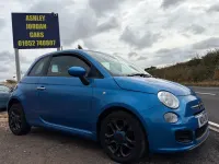 Used Fiat 500 S 69 HP (50 kW) 2014 Blue Hatchback