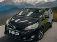Used Toyota Verso 126 HP (92 kW) 2012 Black MPV