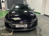 Used VW Arteon Elegance 190 HP (139 kW) 2019 Black Hatchback