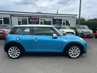 Begagnad Mini Cooper S Hatch 2015 Blå Halvkombi