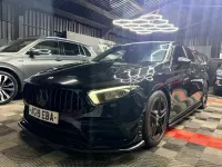 Used Mercedes A200 AMG line 163 HP (119 kW) 2019 Black Hatchback