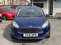 Used Ford Fiesta Zetec 2016 Blue Hatchback