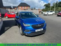 Used Vauxhall Grandland X S 130 HP (95 kW) 2021 Blue SUV