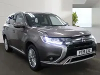 Used Mitsubishi Outlander P-HEV 2019 Brown Estate