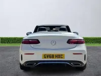Used Mercedes E220 AMG line 2018 White Cabriolet
