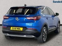 Used Vauxhall Grandland X Sport 131 HP (96 kW) 2018 Blue SUV