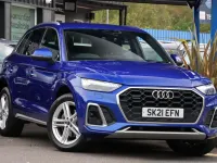 Used Audi Q5 S-Line 2021 Blue SUV