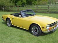 Used Triumph TR6 150 HP (110 kW) 1968 Yellow Cabriolet