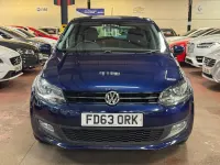 Begagnad VW Polo Edition 2014 Blå Halvkombi