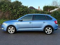 Used Skoda Rapid Elegance 122 HP (89 kW) 2014 Blue Hatchback