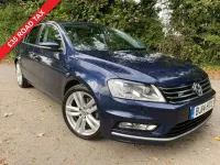 Used VW Passat R-line 105 HP (77 kW) 2014 Blue Sedan