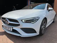 Used Mercedes CLA220 AMG Line Premium Plus 190 HP (139 kW) 2020 White Coupe