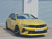 Used Vauxhall Astra 130 HP (95 kW) 2023 Yellow Hatchback