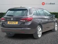 Used Vauxhall Astra SRi 150 HP (110 kW) 2019 Brown Estate