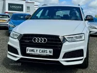 Used Audi Q3 Black Edition 184 HP (135 kW) 2017 White SUV