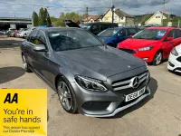 Used Mercedes C220 AMG line 170 HP (125 kW) 2016 Grey Sedan