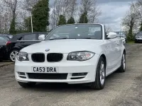 Used BMW 118 Cabriolet Sport Line 143 HP (105 kW) 2010 White Cabriolet